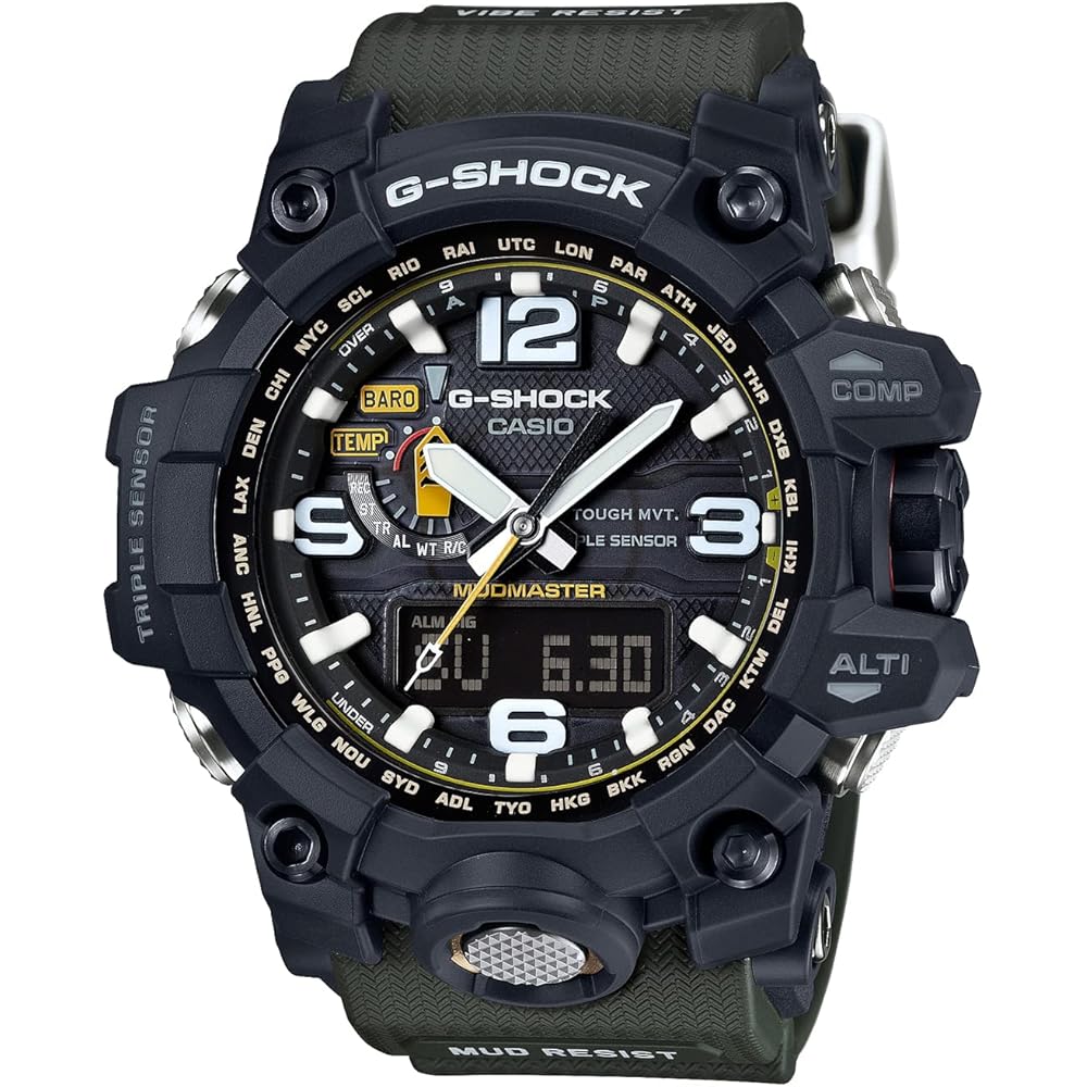 

Casio G-Shock Mudmaster GWG-1000-1A3JF Men s Solar Radio Watch Green