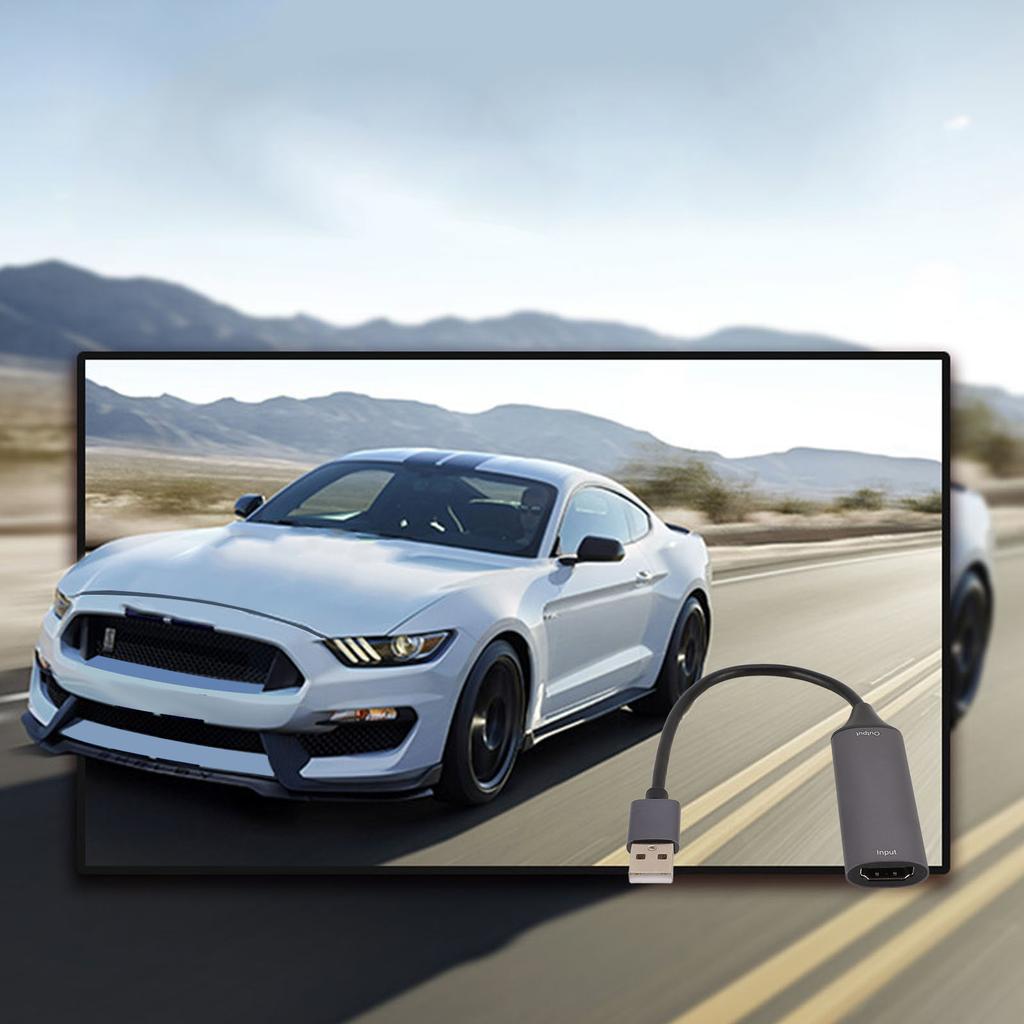 USB Capture Card High Definition Multimedia Interface to USB 2.0 Converter 4K Video Recording Card F