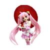 Sakura Miku Resting with Umbrella Anime Desktop Figure
