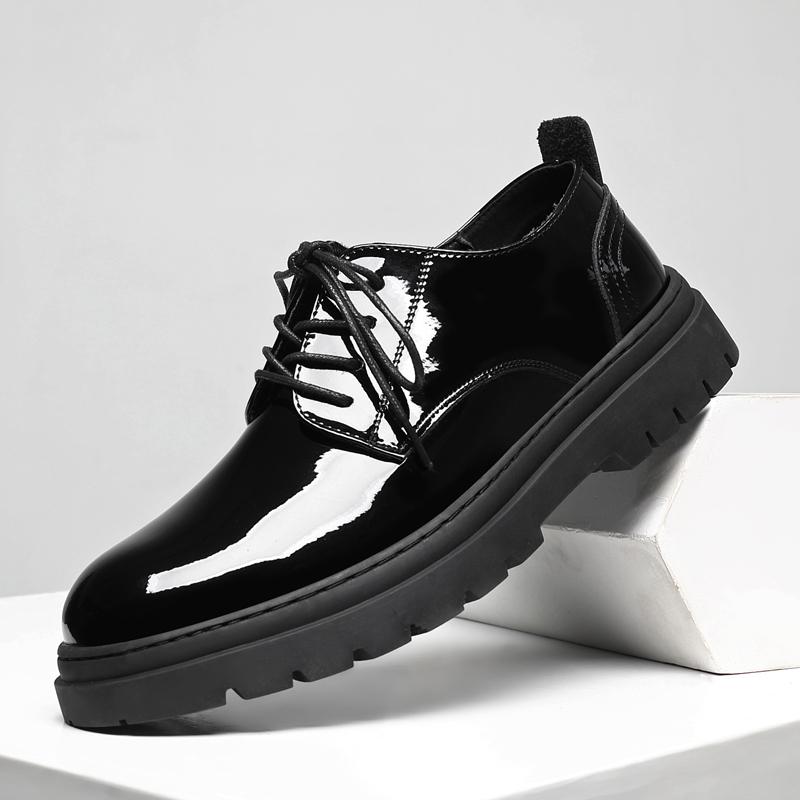 Fashion Hot Sale Casual Leather Shoes for Men Lace Up Oxford Footwear Outdoor Office Mens Formal Dress Shoes Elegantes Business Sneakers