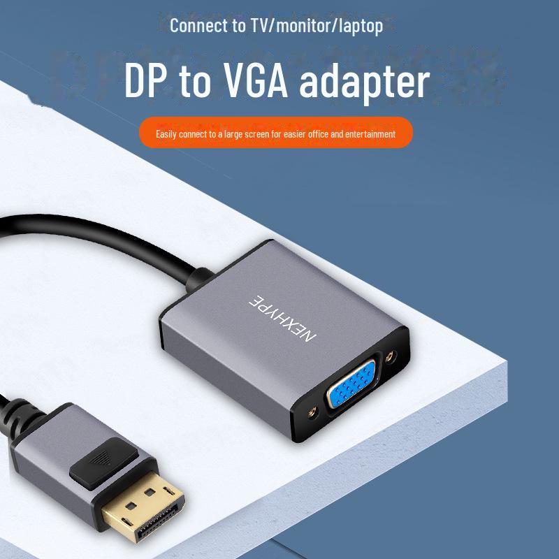 

DP to VGA Adapter: Male to Female Converter