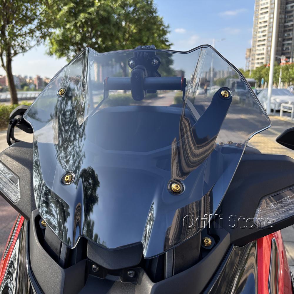 For YAMAHA X-MAX300 XMAX300 XMAX 300 Tech MAX 2025 Motorcycle Windshield Windscreen Wind Shield Deflectore Fairing Fly Screen