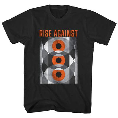 T-shirt Marble Eyes RISE AGAINST Ricochet Laser, T-shirt unisexe en coton, style streetwear hip-hop, coupe ample, été, imprimé