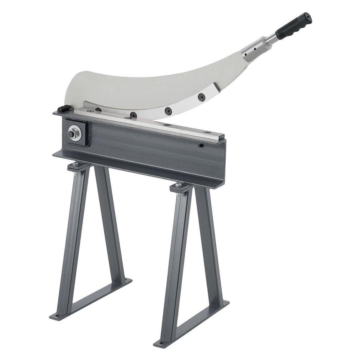 Cisaille Guillotine, Coupeuse de Bureau Largeur de Table 500 mm, Cisaille Manuelle à Plaque pour Traitement de Tôle Métallique, avec Matériau Q235, Haute Précision, Support, pour