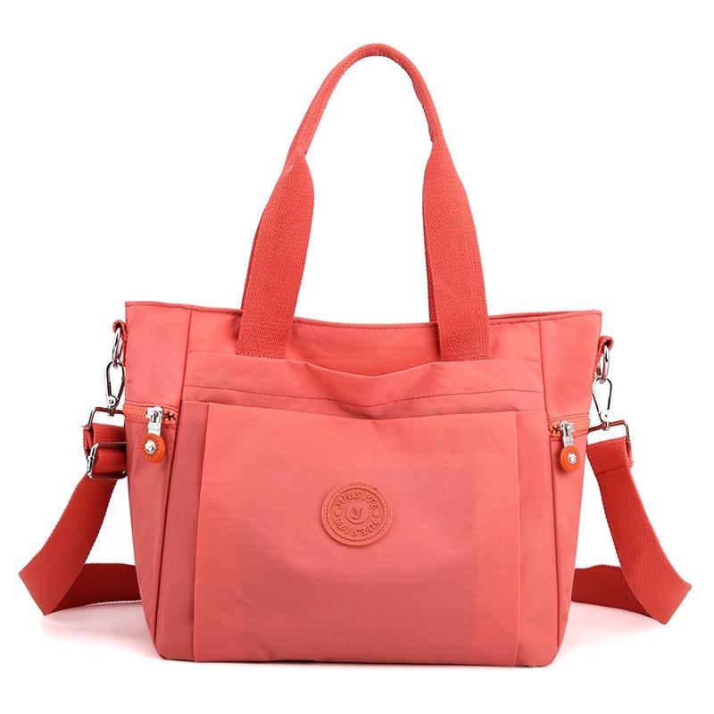 Autumn Nylon Women's Double Shoulder Shoulder Messenger Bag Medium Old Portable Mother Large Capacity Tote Tote Bag