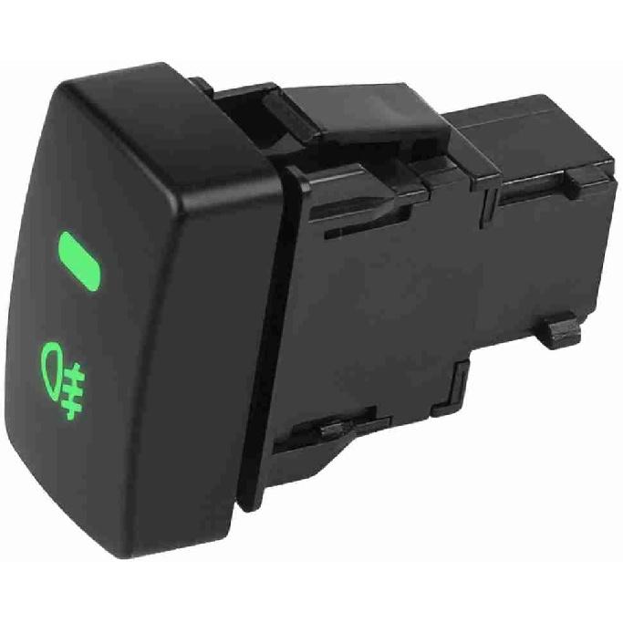 Fog Light Switch,5 Pin Black Plastic Car Push Button Fog Light Switch for CRV