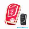 2/3/4 Buttons for Toyota Auris Corolla Reiz Avensis Verso Yaris Aygo Rav4 Scion TC IM TPU Car Key Case Cover Remote Shell Fob