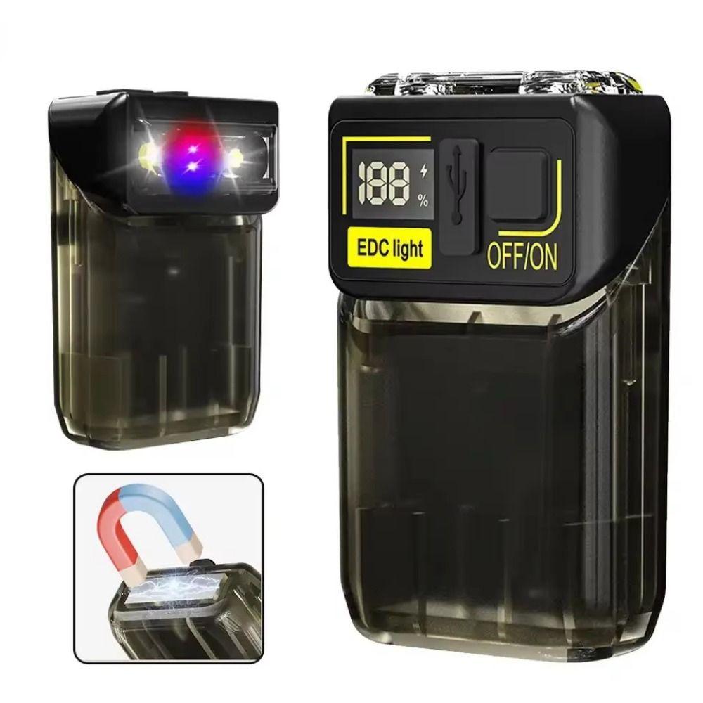 1200mAh Keychain EDC Flashlight Waterproof Hat Clip Light Pocket Camping Light  Home Repairs