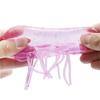 3Pcs Stress Relief Squeeze Toy Set, Flow Pattern Stress Cube Sensory Toy, Soft Stretchy Clear Jellyfish Pinch Toy for Kids Adults