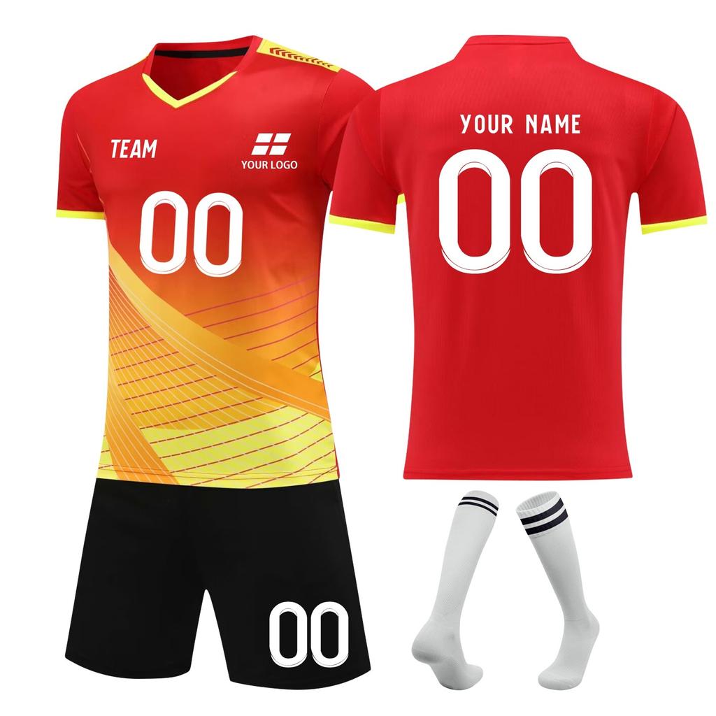 Football Jerseys Football Uniforms Shorts Socks Set Shorts Socks Adult Children Sizes Outfits
