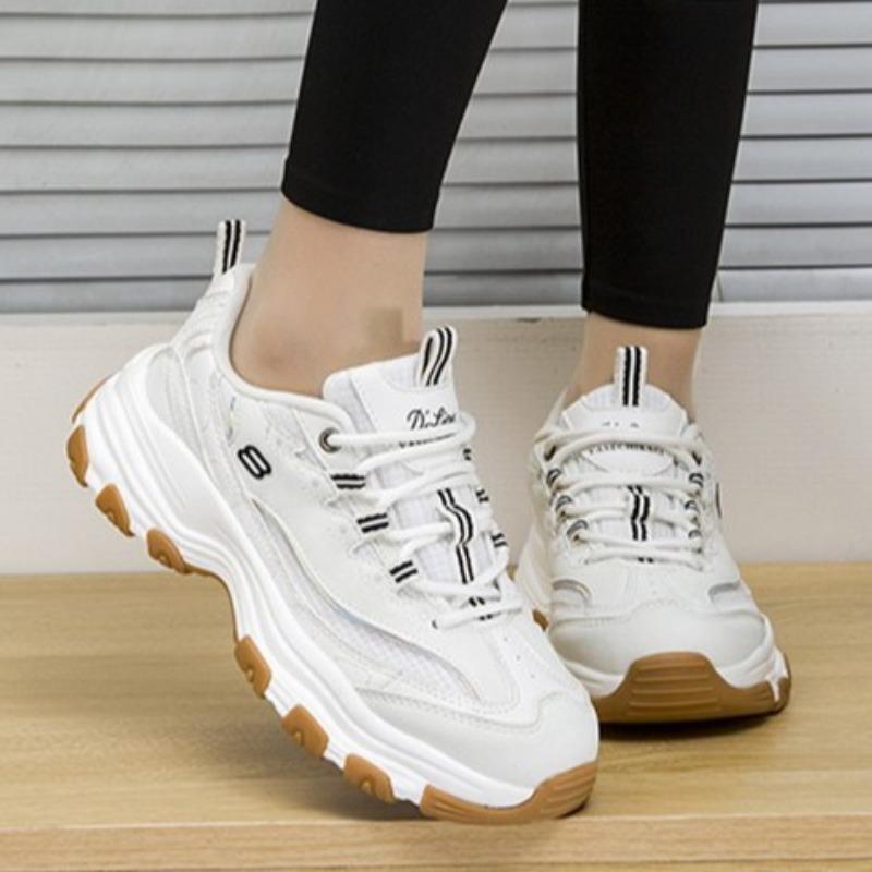 Classic Color Matching Trendy Heightening Casual Versatile Light Bottom Rebound Pixel Bottom Dad Shoes Casual Shoes Heightening Couple Shoes
