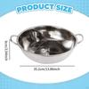 Stainless Steel Divided Pot Cooking 3 Favor Chinese Soup Cookware Multifunctional for