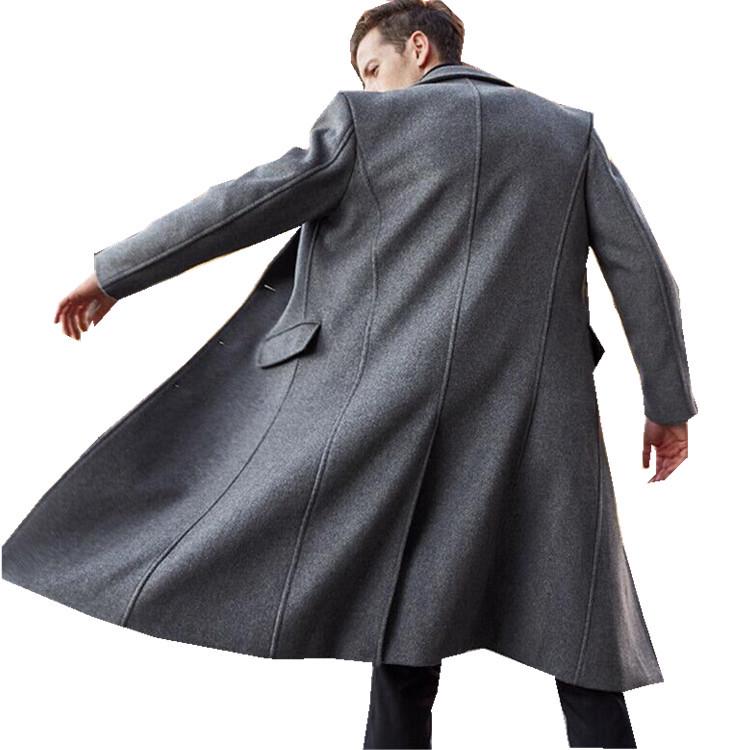 Available Now: New Five-Color Men's Woolen Trench Coat