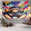 Tapisserie d'Aventure de Joueur Singe, Tapisserie au Design Unique, Décoration Murale pour Chambre à Coucher, Salon, Salle de Jeux, Cadeaux de Fête Chaleureux pour Fans