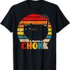 Chonk Cat Funny Retro Style Vintage Cats Chonk Cat Meme T-Shirt(1)