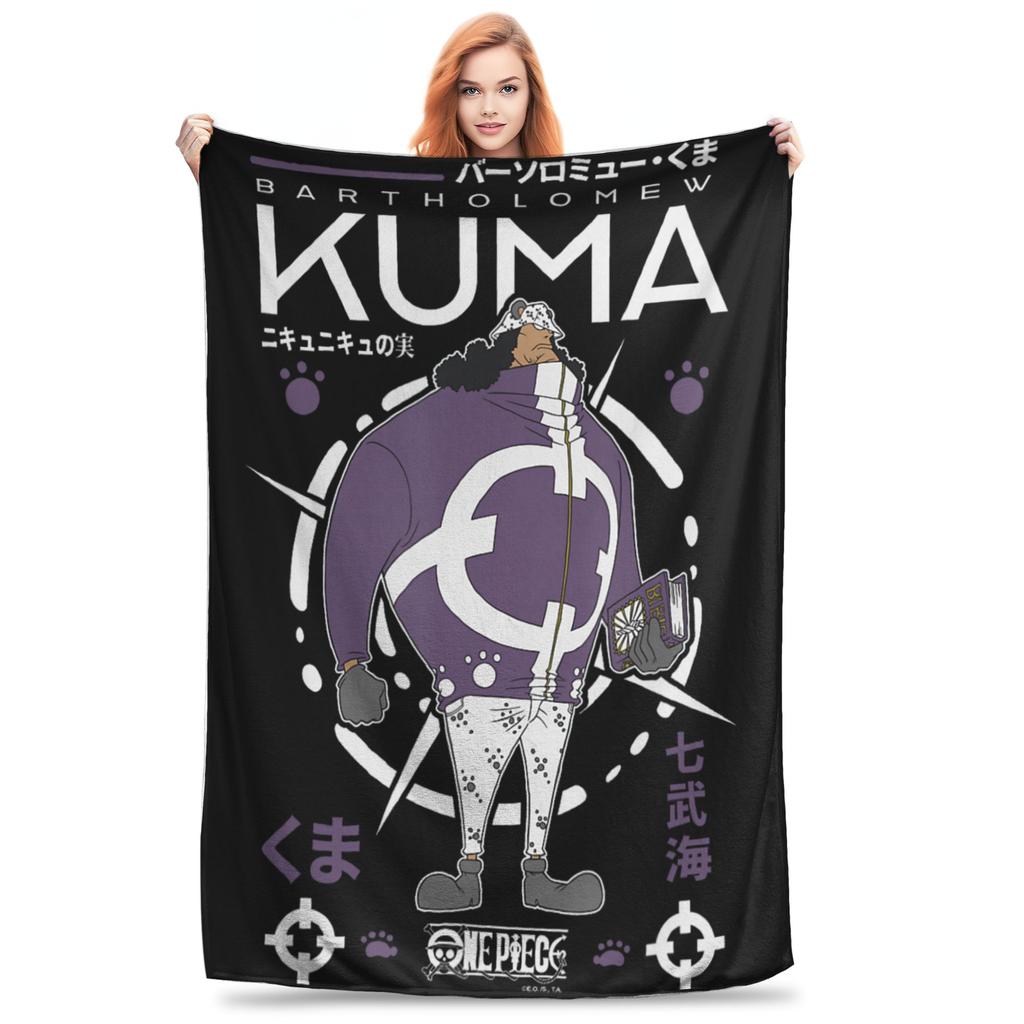 1PC One Pieces Running Scared Heavy Metal Logo Winter Blankets for Adults Bedding Home Interior Sofa Knee