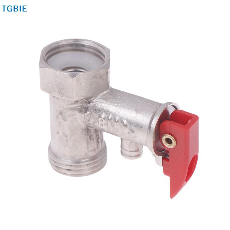Electric Water Heater Safety Valve 1/2inch(DN15) Coppe Adjustable Pressure Reducing Spring Relief Valve For Water Heaters System
