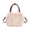 Autumn Winter  Exquisite Bags for Women 2026 New Solid Color Plush Shoulder Bags Temperament Versatile Sweet Handbag