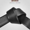 Men'S Automatic Buckle Belt Leather Business Belt Men'S First Layer Cowhide Middle-Aged Simple Dad Gift Belt Men