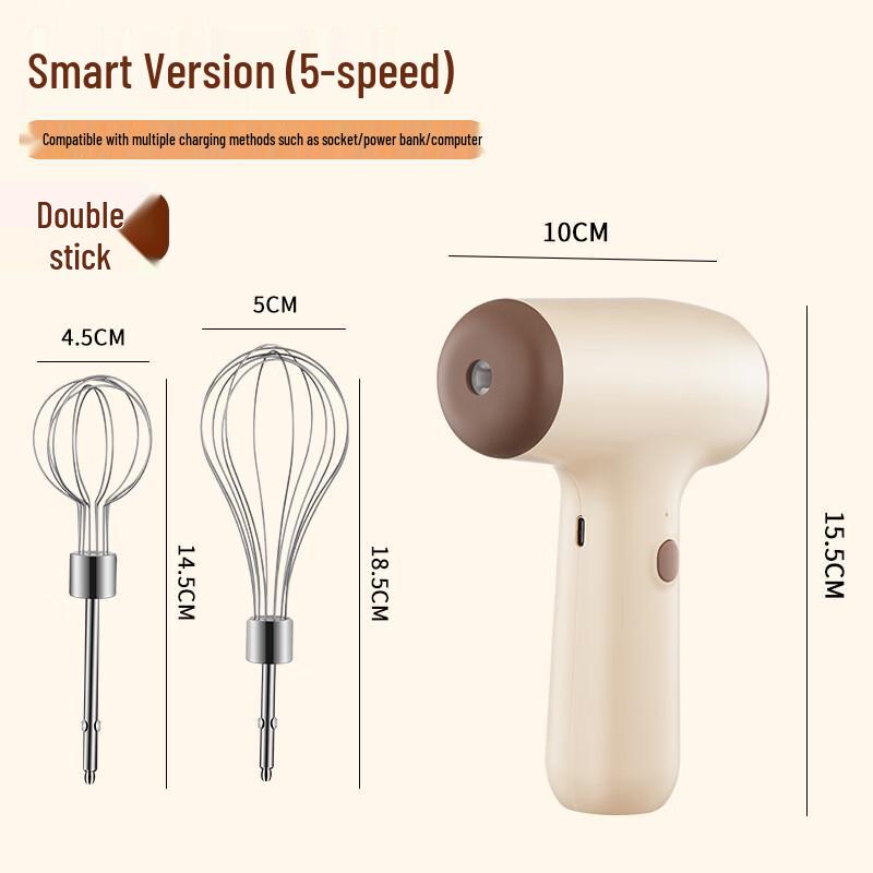 LISM Cordless Electric Hand Mixer