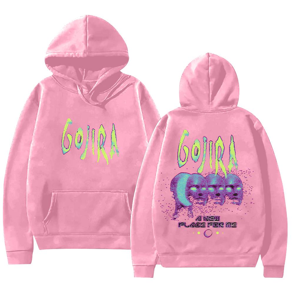 Sweat à capuche Another World Groupe de Metal Gojira Magma Music Sweat à capuche Unisexe Hommes Femmes Nouveau Décontracté Streetwear Pull Sweatshirt High Street