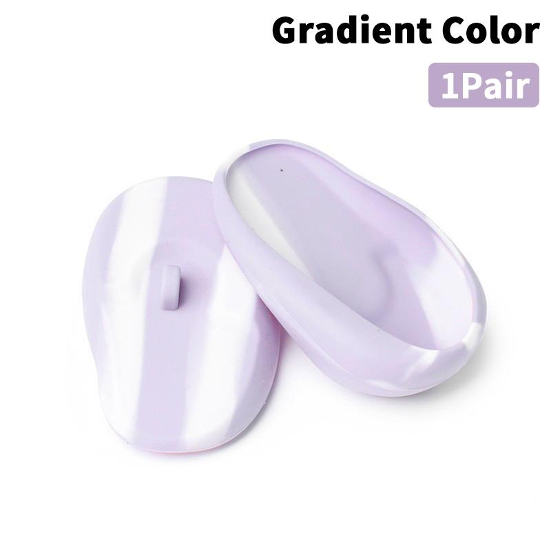 1Pair Silicone Ear Cover Hair Coloring Dyeing Ear Protector Waterproof Shower Ear Shield Earmuffs Caps Salon Hairdressing