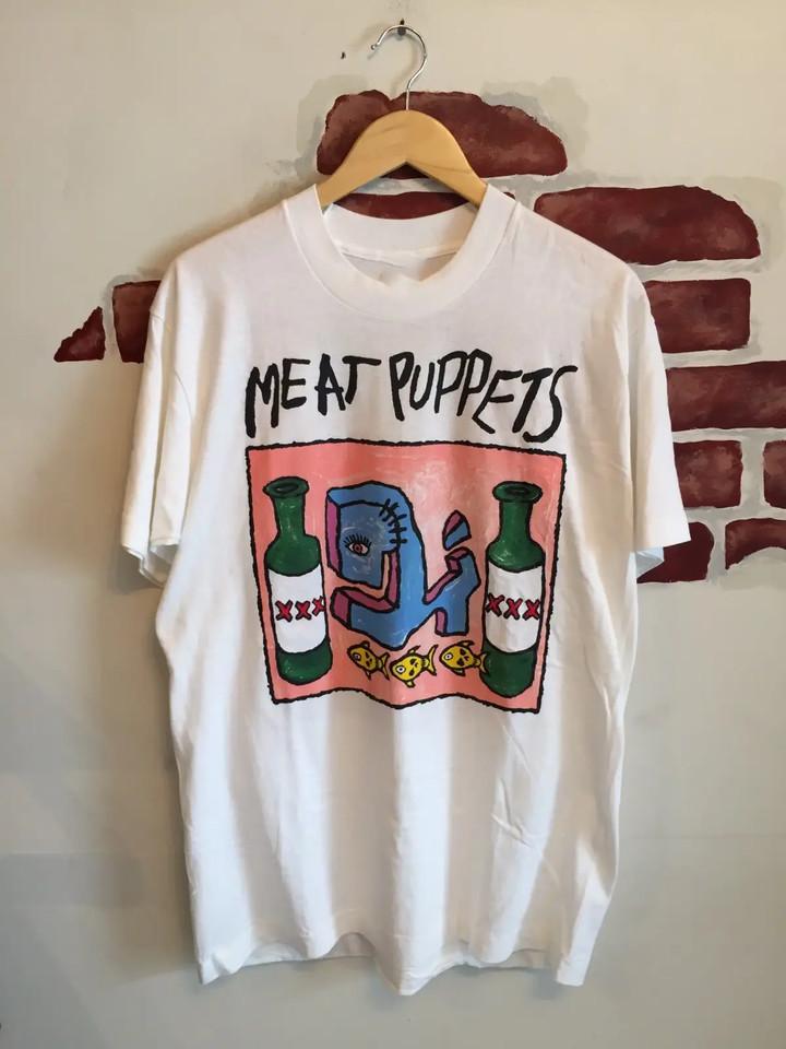 

Meat Puppets T-shirt White Cotton Unisex Tee All sizes T-shirt Unisex T-Shirt XL