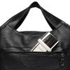 Retro Large Capacity Shoulder Bag Solid Color Messenger Bag PU Commuter Bag