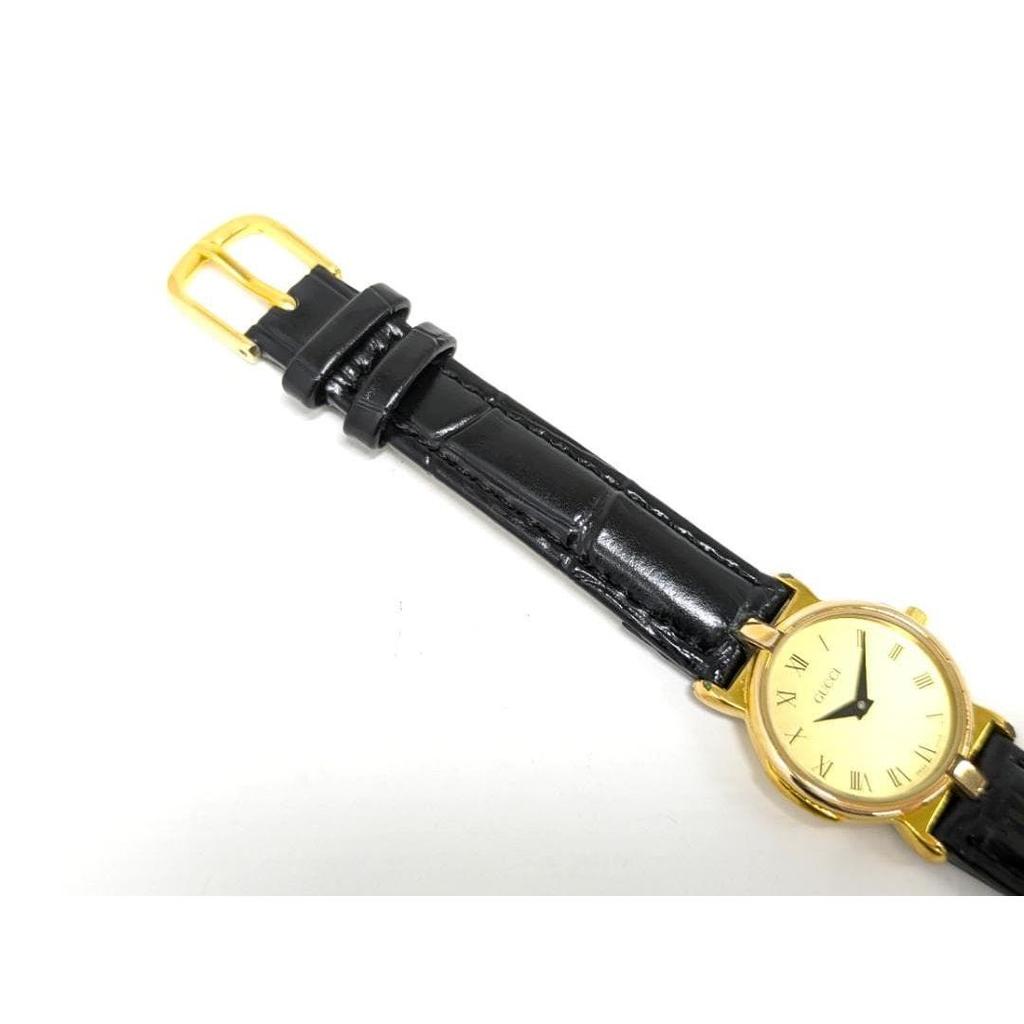 Used Operation GUCCI Gucci Ladies Watch Quartz Round Gold 2 Hands