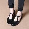 zapatos de mujer women cute round toe black hollow out spring comfort square heel shoes lady casual work shoes ab617