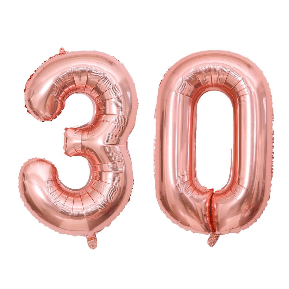 

2 шт. 32 дюйма Золотой Серебряный Черный Синий Розовый Гелиевый Фольгированный Цифровой Шар 28 29 30 31 32 33 Принадлежности для Украшения Вечеринки С Днем Рождения 32inch