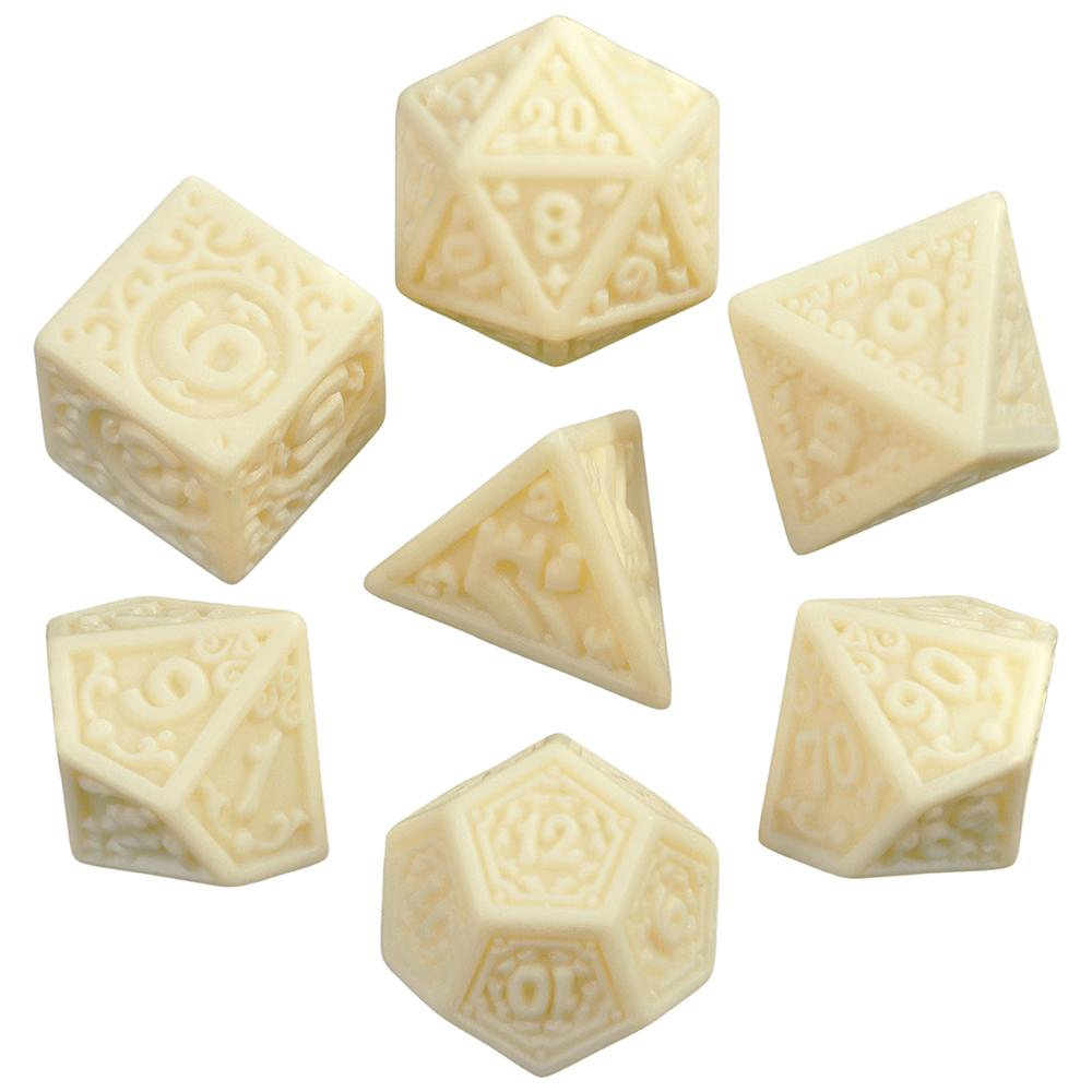 7pcs/set Polyhedral Dice with Tube Playing for DND RPG COC Cthulhu Running Team Board Game Accessories