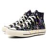 Converse Chuck 70 High Paint Splatter - Black Unisex Sneakers Hyper-Magenta Egret 170801C