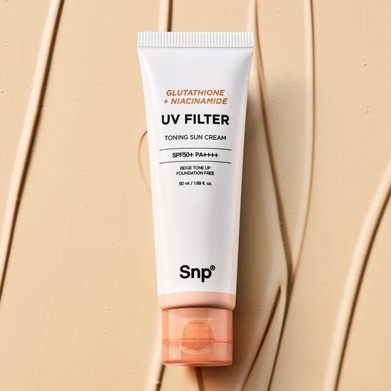 SNP Glutathione Niacinamide UV Filter Toning Sunscreen 50ml (+20ml)