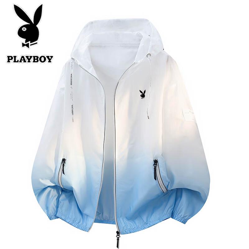 

PLAYBOY Men s Lightweight Hooded UV Protection Jacket 2XL