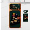 Sport Billiards Plain Decal Skin For IPhone17 Pro ProMax Back Film Cover Wrap Anti-scratch Durable Sticker