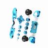 Vollständige Tasten-Sets Mod Ersatzteil für Microsoft Xbox One Controller 3,5 mm Klinkenanschluss (blau)