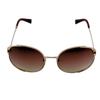 Bvlgari 57 20 2014/E2 Sunglasses Metal Brown Unisex BV6181B Used