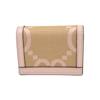 Gucci Ophidia Guldtone Tilbehør Klassisk GG Mønster Print Lærred og Læder Pung Dame Beige/Pink