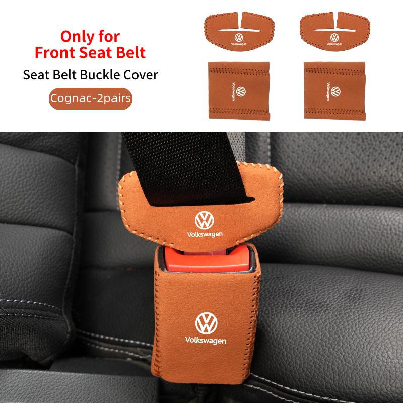2026 Hot For Volkswagen VW Car Seat Belt Buckle Clip Protector Cover Accessories For Volkswagen VW Scirocco Jetta Beetle Golf Pa
