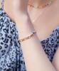 Bonbeau Rainbow Delica Beads Bracelet Rainbow Color Delica Beads Layered Bracelet