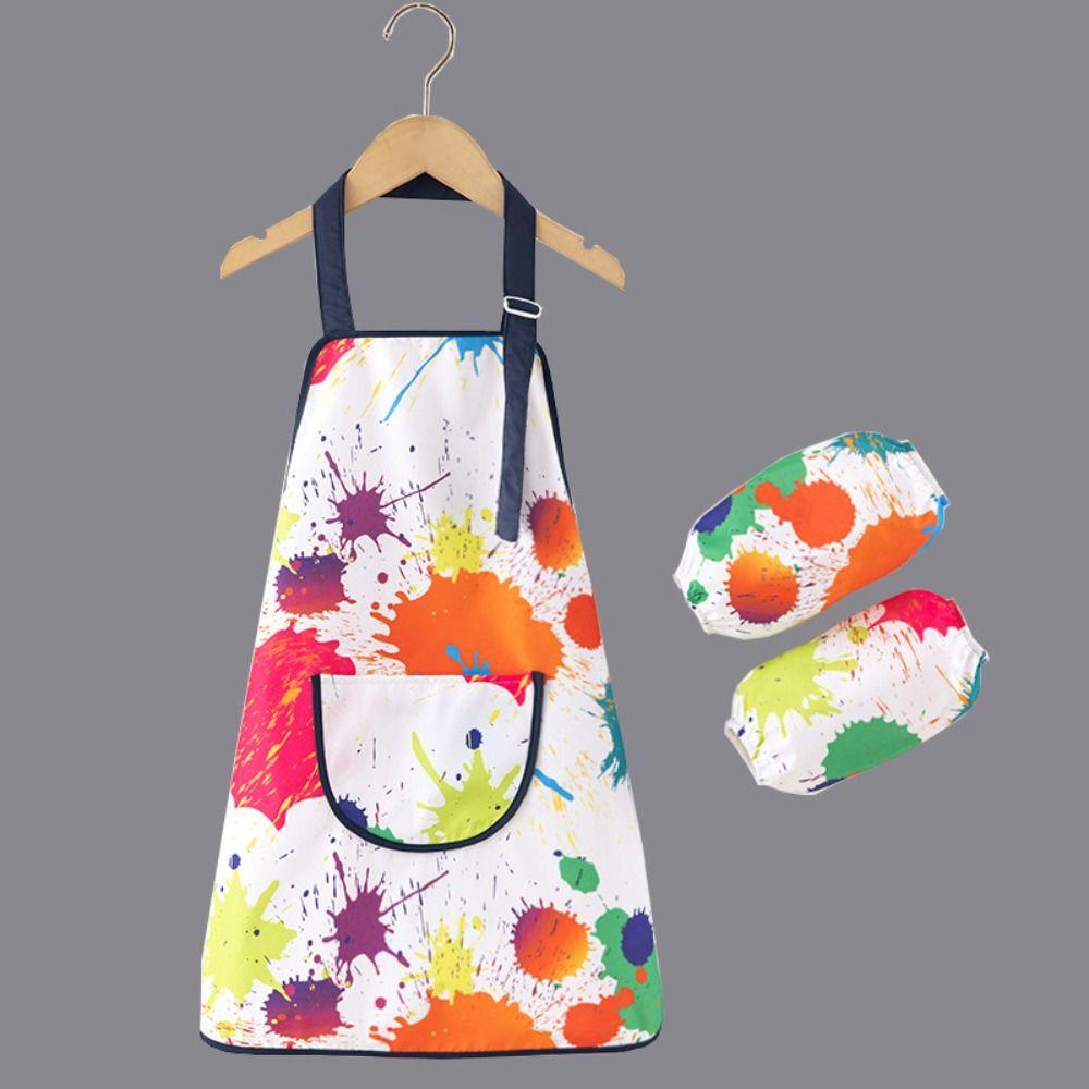 Easy Clean Art Bibs Waterproof Kitchen Apron Gifts Baking Bibs