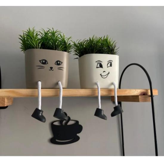 

Linaline Dekoratif 2 li Sallanan Ayaklı Yapay Çiçek - Masa / Ev / Ofis Dekoru