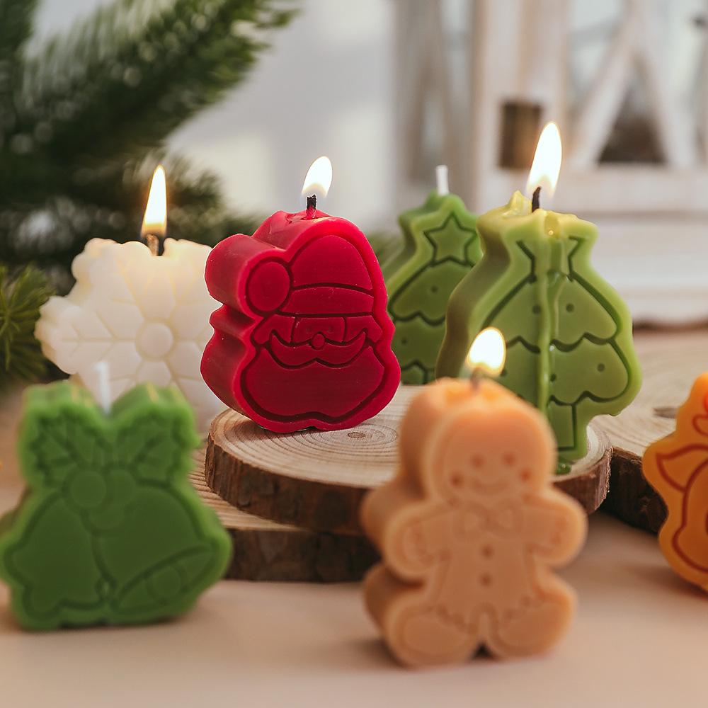 Coffret Cadeau Bougies Parfumées Bonhomme de Neige & Pain d'Épices Festif