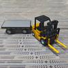 New 1/64 Mini Alloy Forklift Simulation Remote Control Engineering Vehicle Dual Remote Control Can Be Controlled By Mobile Phone