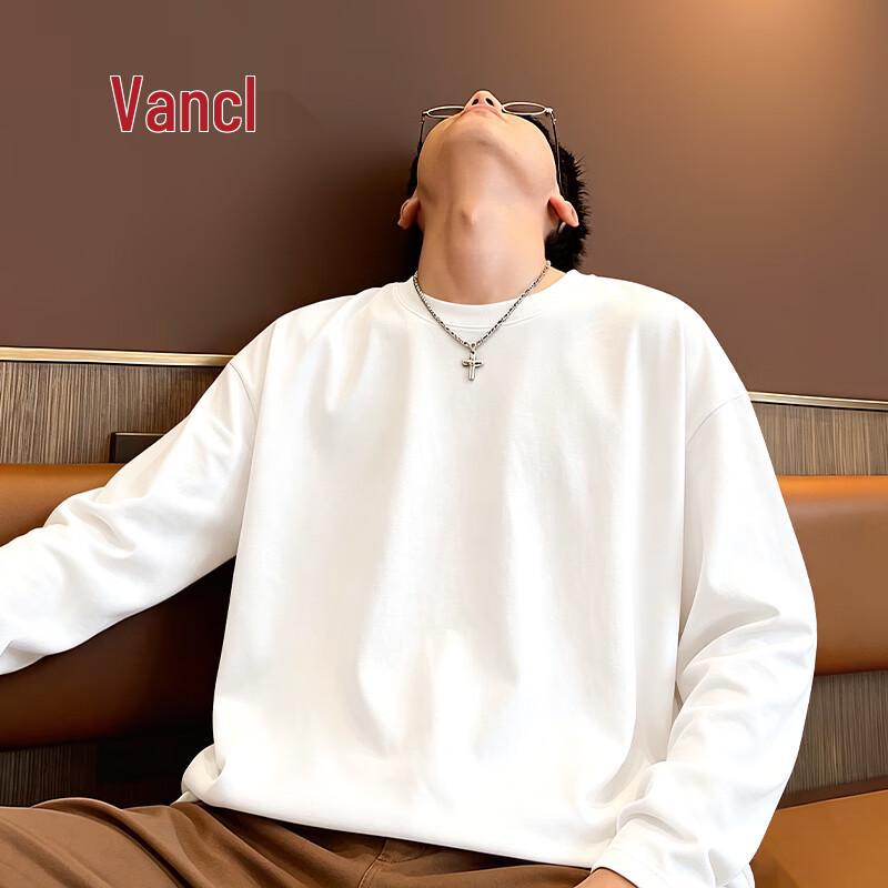 VANCL Men's Casual Pure Cotton Long Sleeve T-Shirt