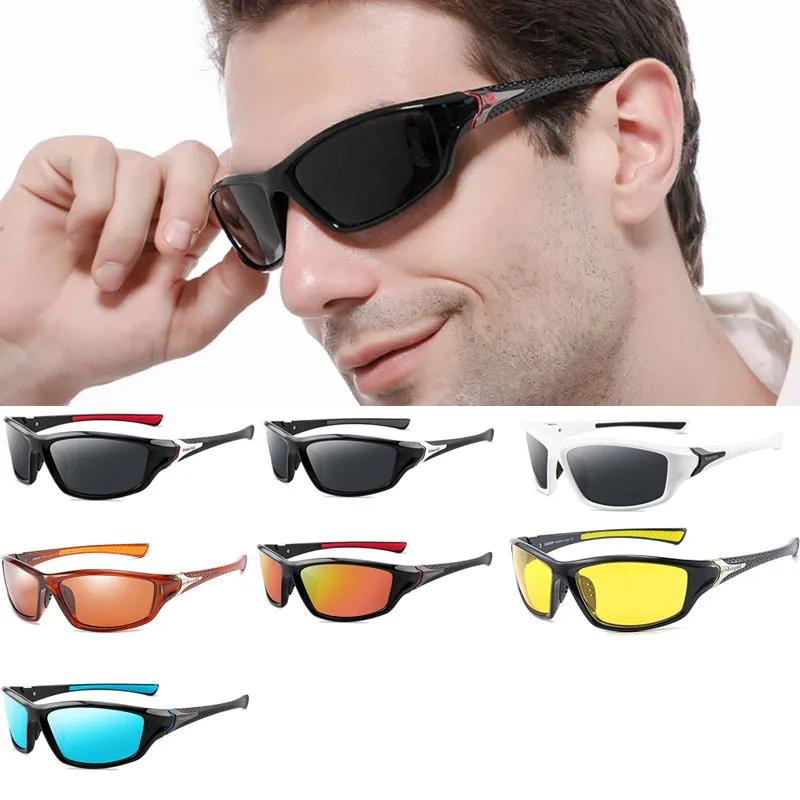 Luxury Polarized Men Driving Sunglasses Classic Retro Style Outdoor Sports Cycling Fishing Camping UV400 Protective Sun Glasses