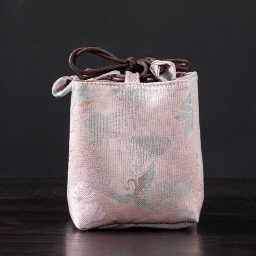 Embroidered Chinese Style Bag Thickened Teapot Storage Bag Tea Cozy  Chinese Tea Culture
