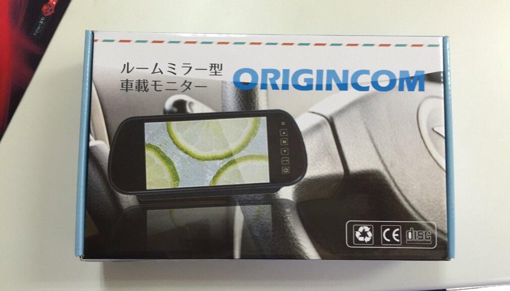 ORIGINCOM 7-inch Rearview Mirror Monitor with Automatic Rearview Camera Switching, Remote Control, Touch Buttons, TFT/LCD Display, ORG-700H