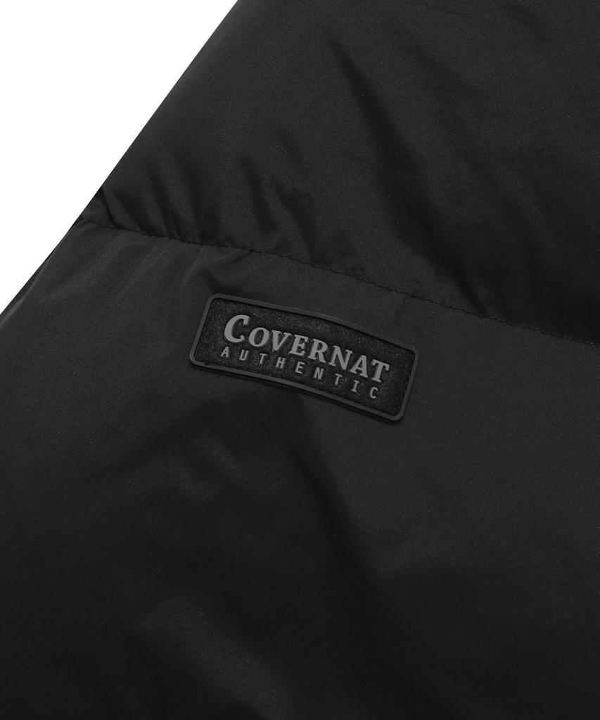 Covernat 24Fw Rds Civic Origin Hooded Short Puffer Black